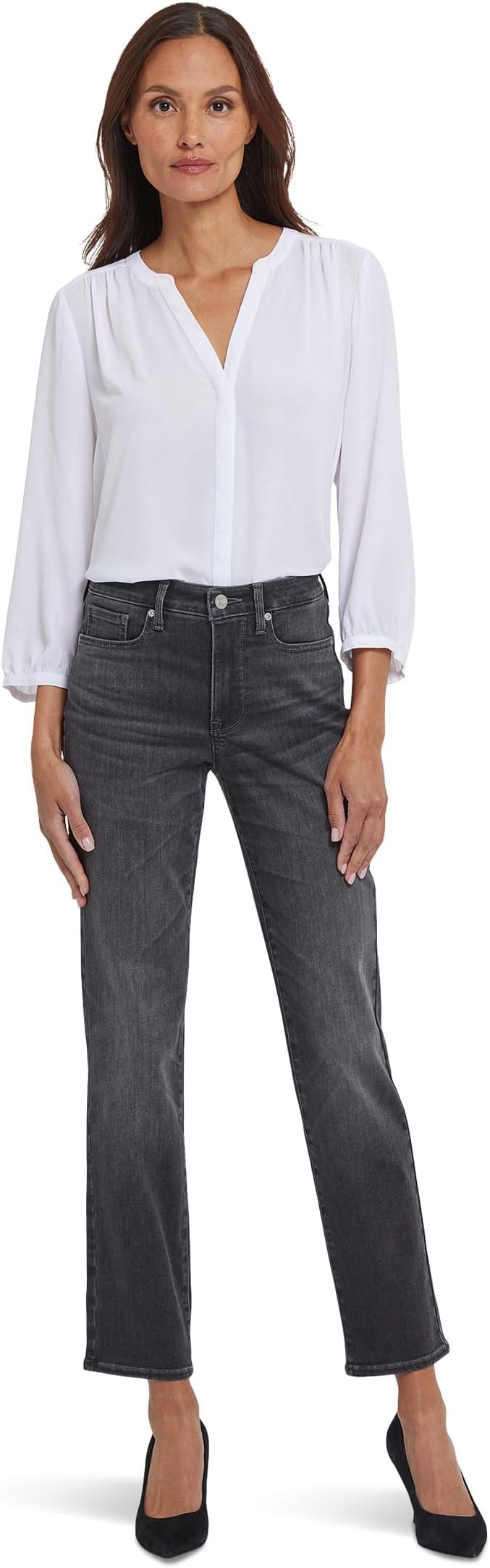 Джинсы NYDJ Women's High Rise Sheri, Gloomy Marais
Джинсы NYDJ Women's High Rise Sheri, Gloomy Marais