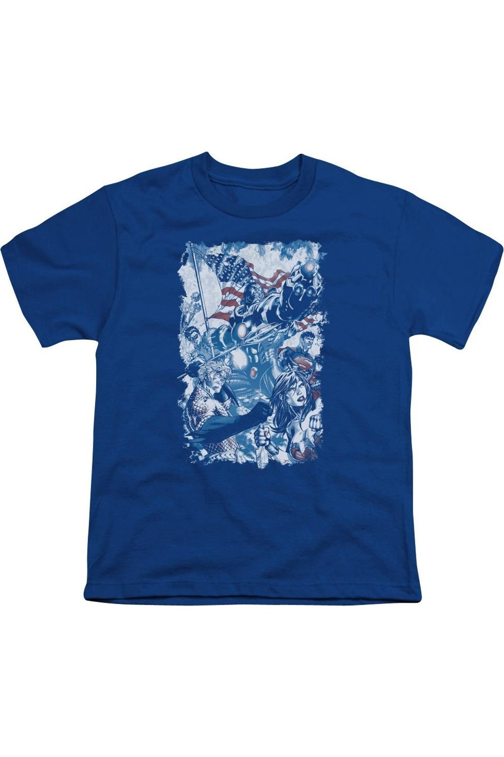 Футболка с коротким рукавом для подростков "Лига справедливости Америки: Американское правосудие" Gildan, синий
Футболка с коротким рукавом для подростков "Лига справедливости Америки: Американское правосудие" Gildan, синий
