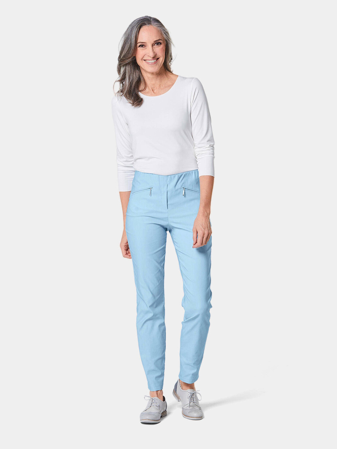 Брюки GOLDNER Stretchhose LOUISA, светло-синий
Брюки GOLDNER Stretchhose LOUISA, светло-синий