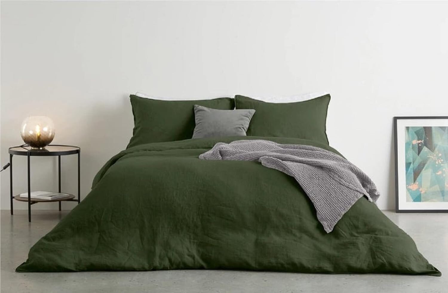 Пододеяльник цвета зеленого мха, 100% хлопок, пододеяльник Doona, 0 комплектов, двустороннее постельное белье в стиле бохо, пододеяльник King Queen, калифорнийский король (размер больше 120X120) Generic, Moss Green
Пододеяльник цвета зеленого мха, 100% хлопок, пододеяльник Doona, 0 комплектов, двустороннее постельное белье в стиле бохо, пододеяльник King Queen, калифорнийский король (размер больше 120X120) Generic, Moss Green