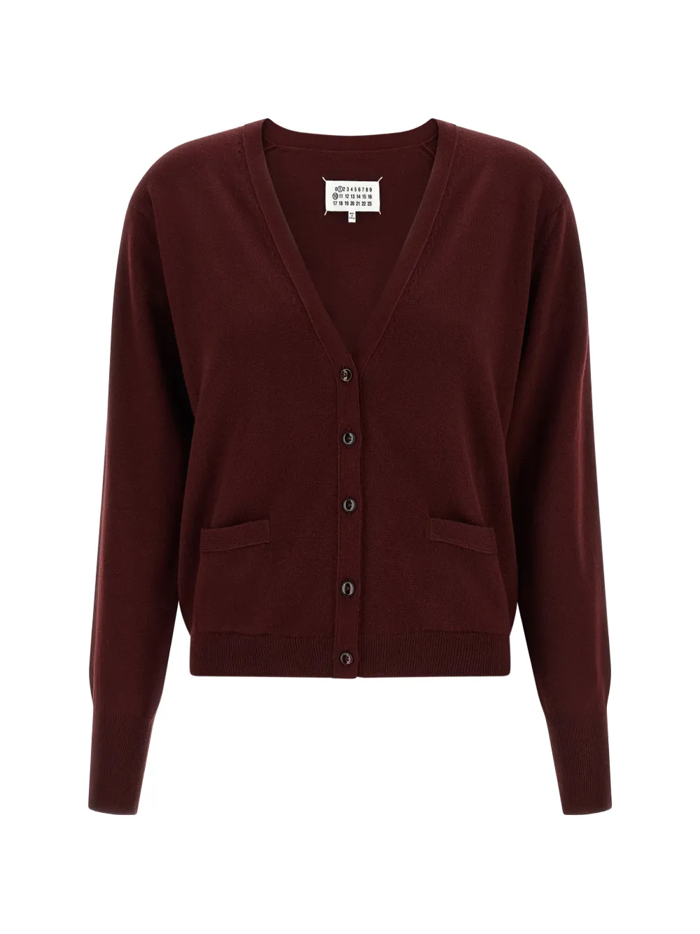 Кардиган с V-образным вырезом Maison Margiela, красный
Кардиган с V-образным вырезом Maison Margiela, красный