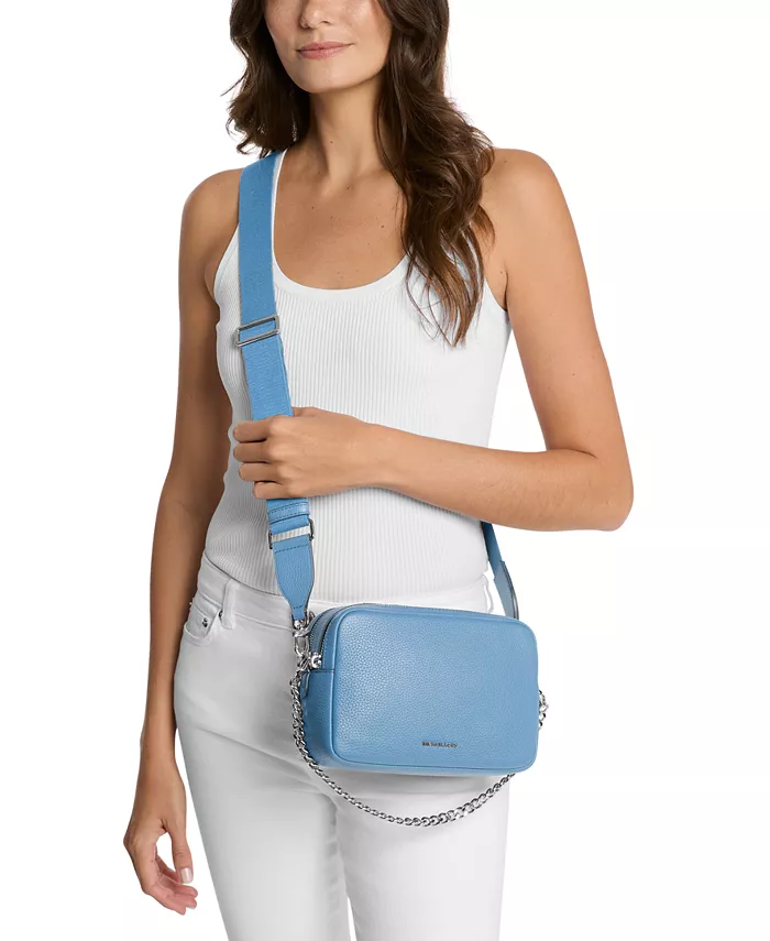 Брайант Средняя кожаная сумка-кроссбоди с двойной молнией и цепочкой для фотоаппарата Michael Kors, синий
Брайант Средняя кожаная сумка-кроссбоди с двойной молнией и цепочкой для фотоаппарата Michael Kors, синий