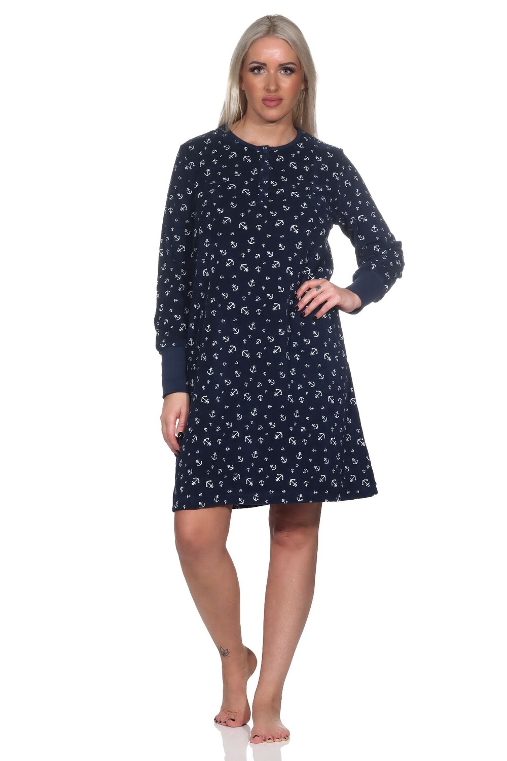 Ночная рубашка NORMANN Frottee, морской
Ночная рубашка NORMANN Frottee, морской