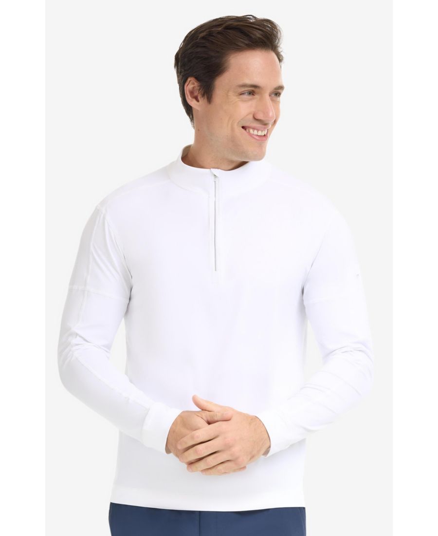 Мужская солнцезащитная футболка с защитой от солнца UPF 50+ и имитацией молнии BloqUV, White
Мужская солнцезащитная футболка с защитой от солнца UPF 50+ и имитацией молнии BloqUV, White