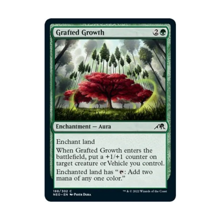 CCG Привитый рост (C) (Фольга), MTG - Kamigawa : Neon Dynasty
CCG Привитый рост (C) (Фольга), MTG - Kamigawa : Neon Dynasty