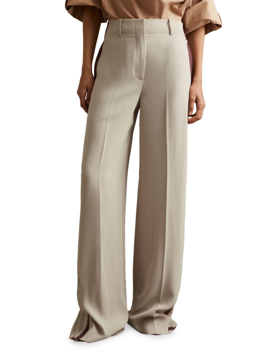 Широкие брюки в полоску Isla Reiss, цвет Camel Merlot
Широкие брюки в полоску Isla Reiss, цвет Camel Merlot