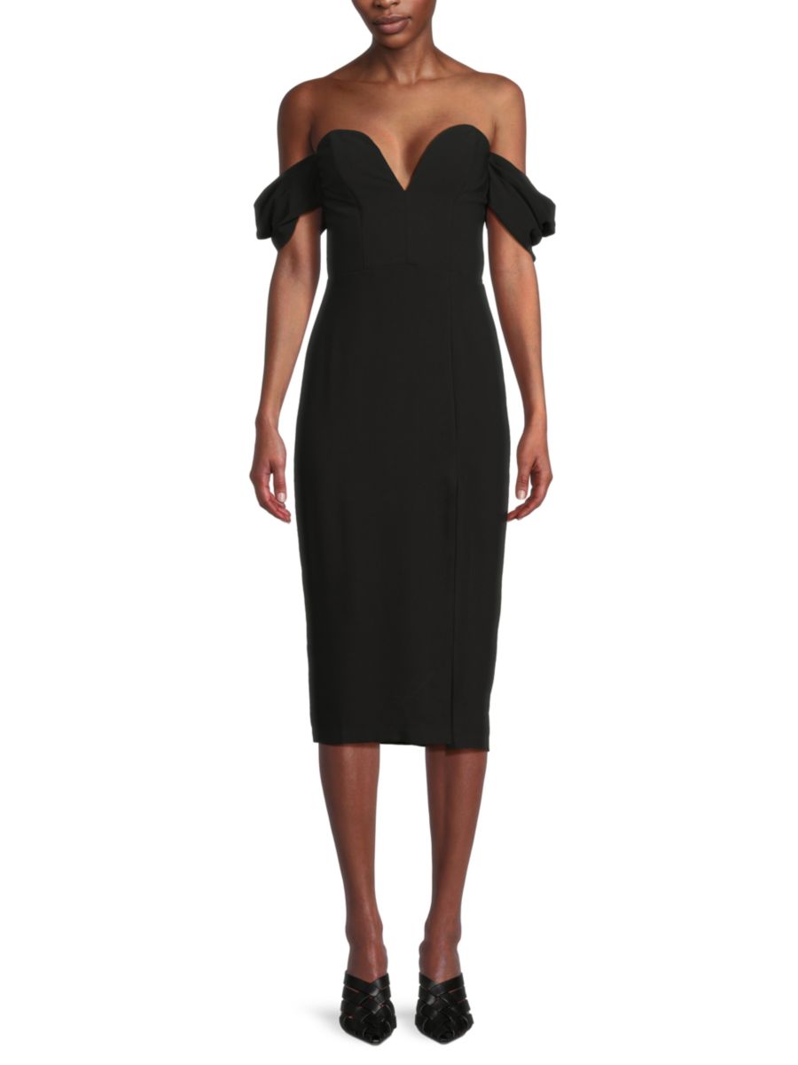 Платье-миди Victoria Sweetheart Amanda Uprichard, черный
Платье-миди Victoria Sweetheart Amanda Uprichard, черный