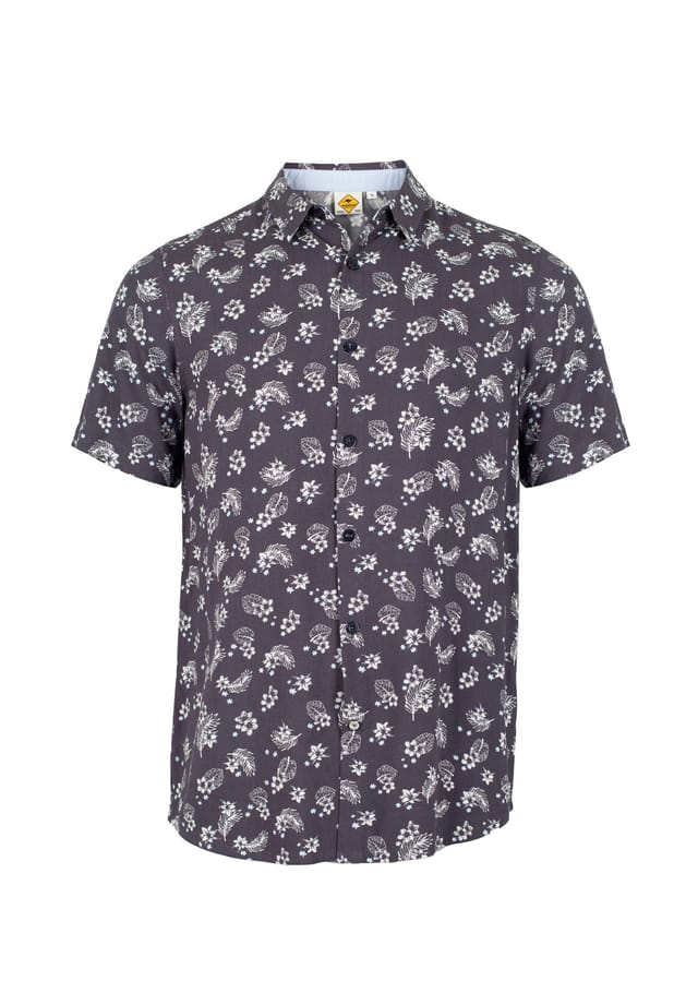 Рубашка летняя с короткими рукавами и узором по всей поверхности для стильных образов для отдыха Roadsign Australia, синий
Рубашка летняя с короткими рукавами и узором по всей поверхности для стильных образов для отдыха Roadsign Australia, синий