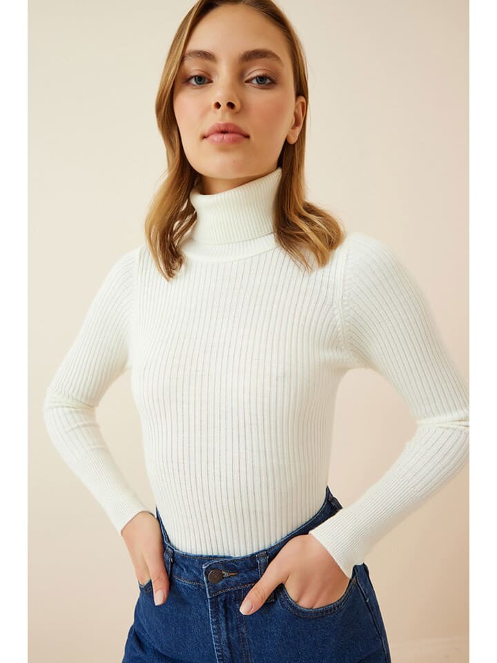 Пуловер Happiness Istanbul Rollkragenpullover, белый
Пуловер Happiness Istanbul Rollkragenpullover, белый