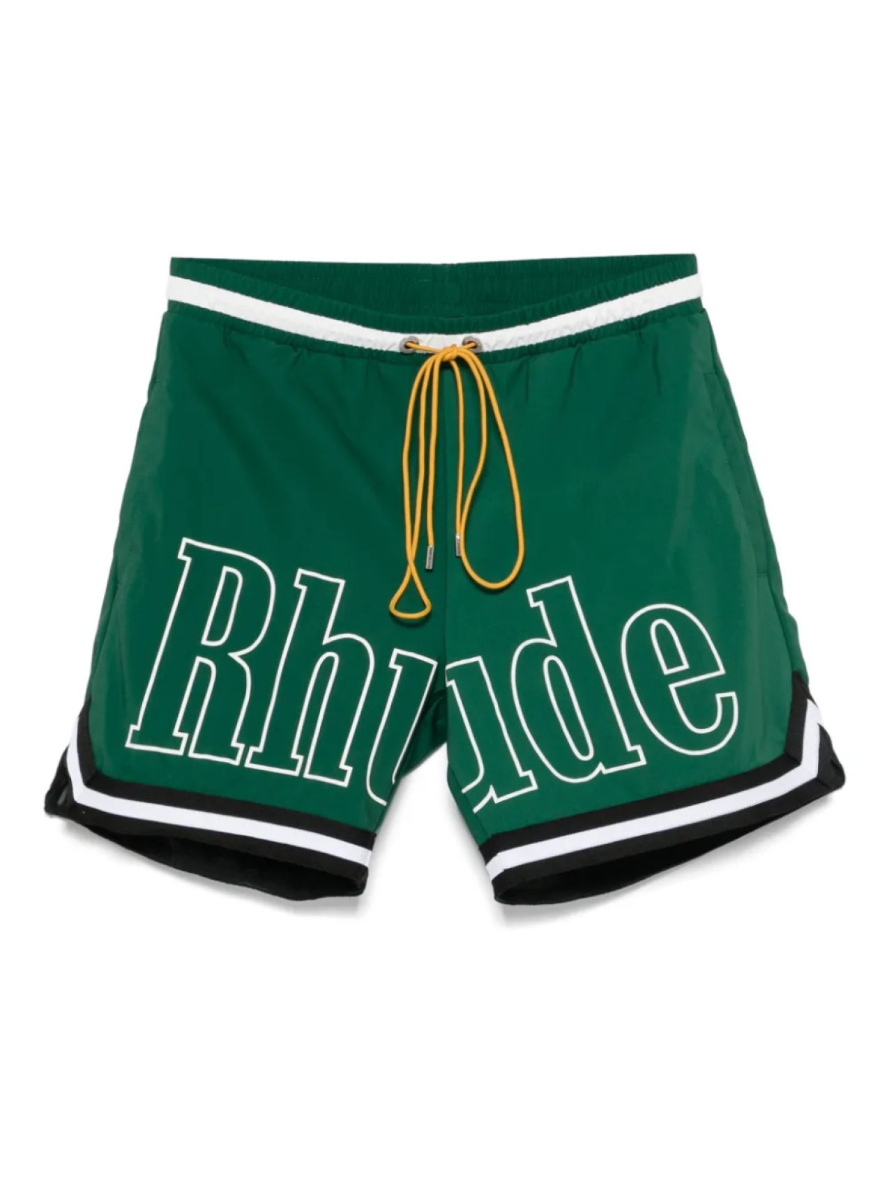 Шорты для плавания с логотипом RHUDE, зеленый 
Шорты для плавания с логотипом RHUDE, зеленый