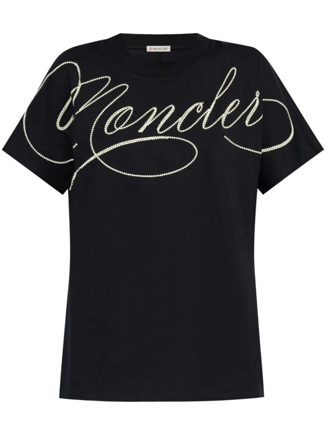 Футболка с вышитым курсивным логотипом Moncler, синий
Футболка с вышитым курсивным логотипом Moncler, синий