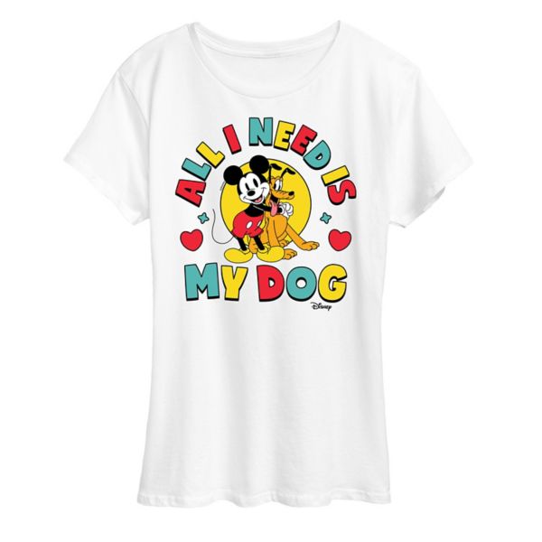 Футболка с принтом "Микки Маус и Плуто — мне больше ничего не нужно, кроме моей собаки" Disney, белый
Футболка с принтом "Микки Маус и Плуто — мне больше ничего не нужно, кроме моей собаки" Disney, белый