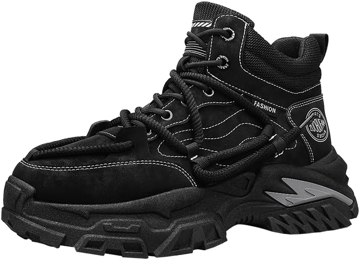 Мужские удобные модные платформенные кроссовки для прогулок на улице, пробежек и кемпинга, всесезонные мужские кеды на шнуровке с высоким верхом Hhhchpm
Мужские удобные модные платформенные кроссовки для прогулок на улице, пробежек и кемпинга, всесезонные мужские кеды на шнуровке с высоким верхом Hhhchpm