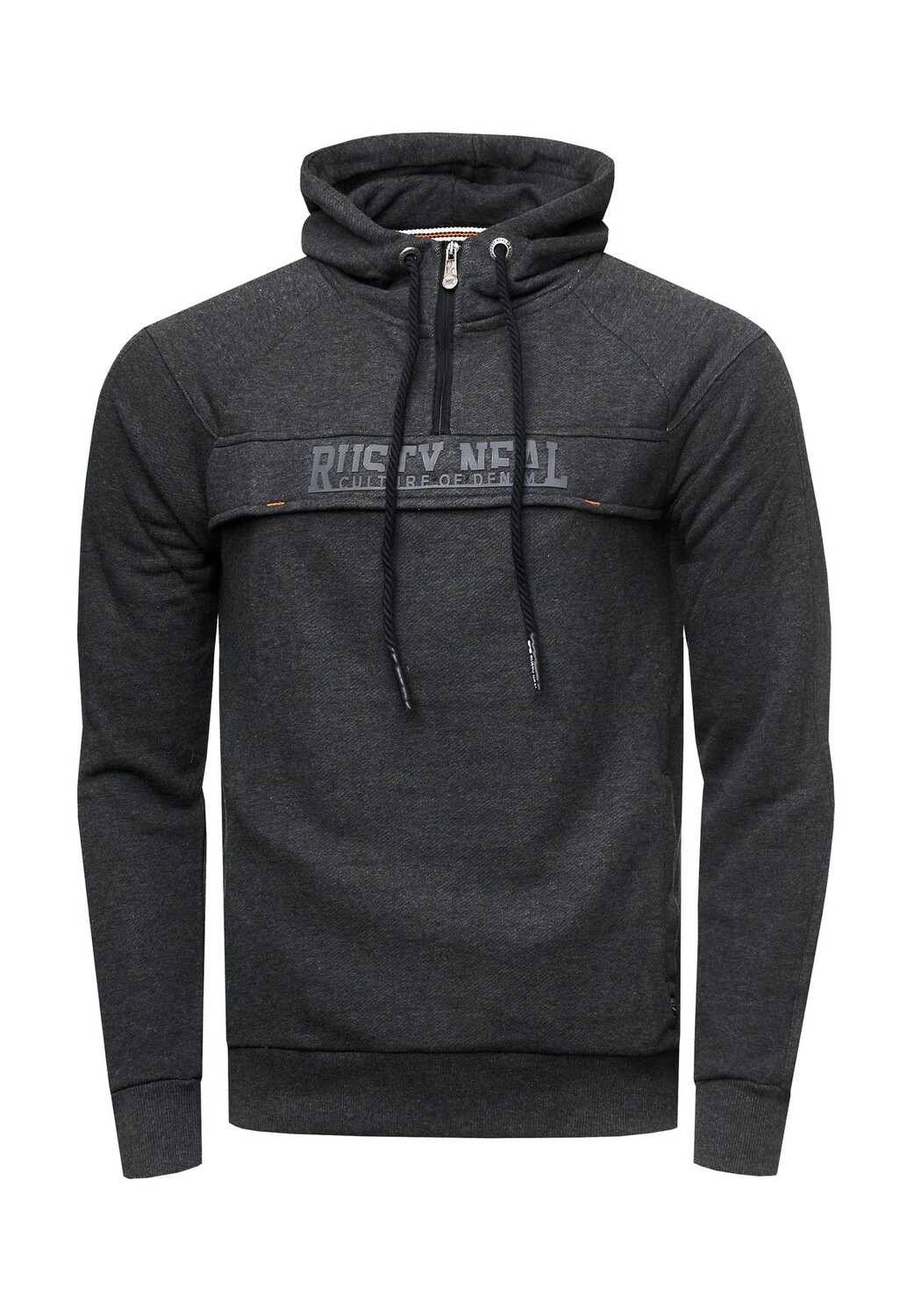 Толстовка с капюшоном и надписью бренда спереди RUSTY NEAL, антарцитовый
Толстовка с капюшоном и надписью бренда спереди RUSTY NEAL, антарцитовый