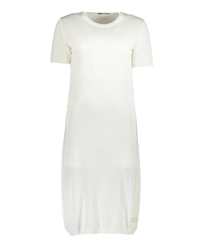 Короткое белое платье с круглым вырезом. Cavalli Class, белый
Короткое белое платье с круглым вырезом. Cavalli Class, белый