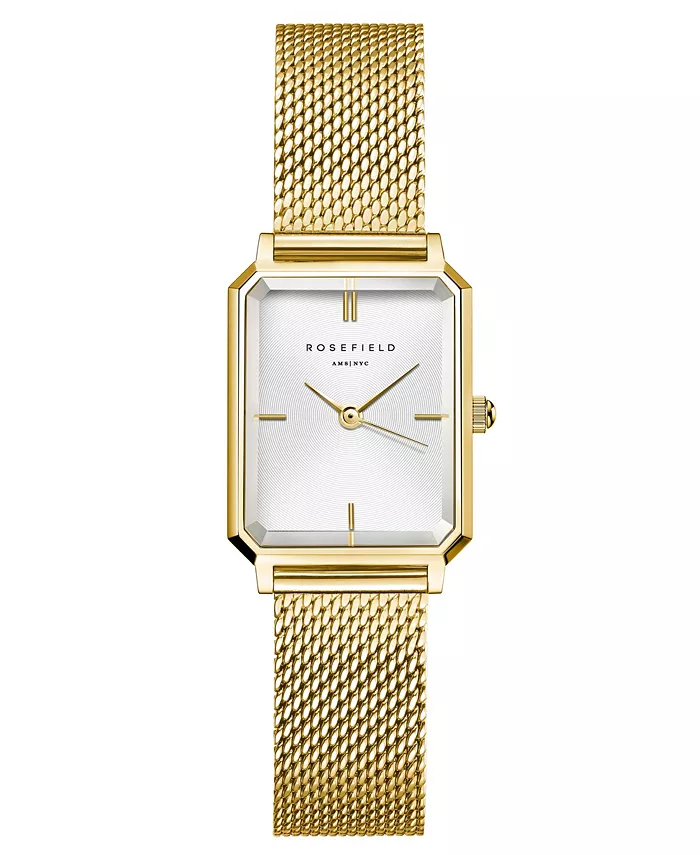 Женские часы Octagon с браслетом из золотистой нержавеющей стали, сетчатый ремешок, 24 мм Rosefield, золотой
Женские часы Octagon с браслетом из золотистой нержавеющей стали, сетчатый ремешок, 24 мм Rosefield, золотой