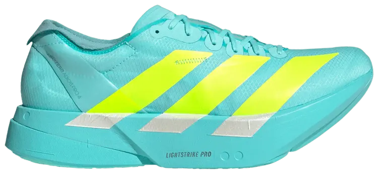 Кроссовки adidas Adizero Adios Pro 4 'Flash Aqua Lucid Lemon', синий
Кроссовки adidas Adizero Adios Pro 4 'Flash Aqua Lucid Lemon', синий