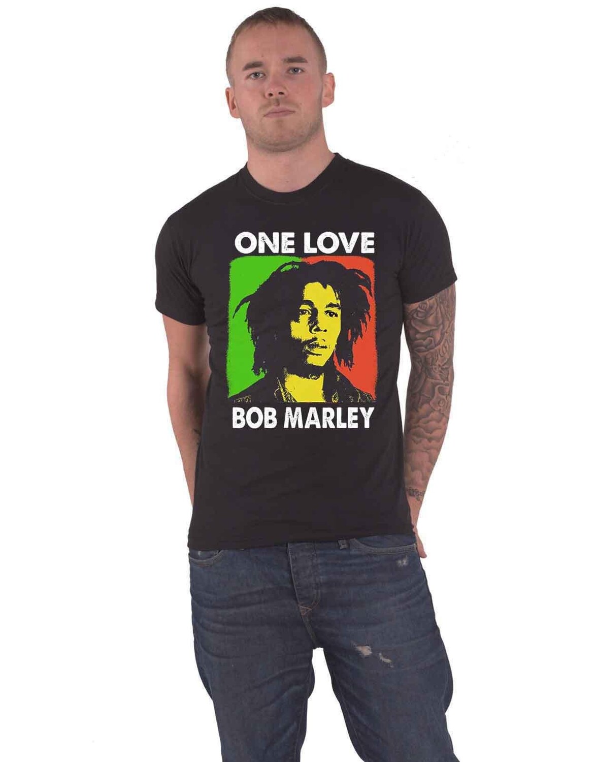 Футболка с портретом One Love Bob Marley, черный
Футболка с портретом One Love Bob Marley, черный