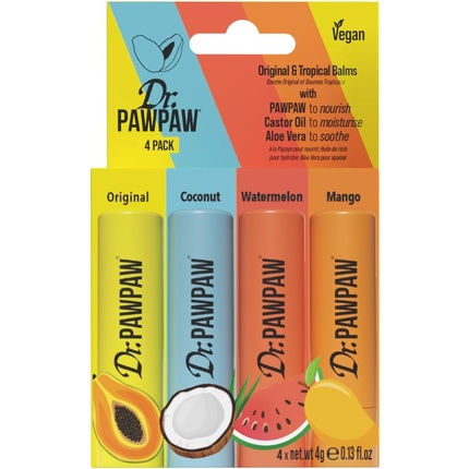 Dr. Pawpaw Original & Tropical Balms - Кокос Dr. Pawpaw Original Balm
Dr. Pawpaw Original & Tropical Balms - Кокос Dr. Pawpaw Original Balm