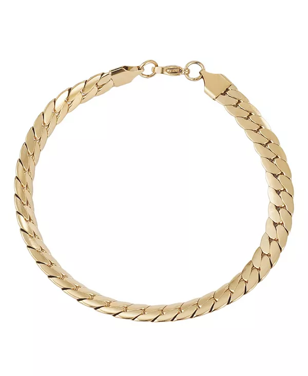 Мужской браслет-цепочка из золота с плоским плетением, устойчивый к потускнению Adornia, gold
Мужской браслет-цепочка из золота с плоским плетением, устойчивый к потускнению Adornia, gold