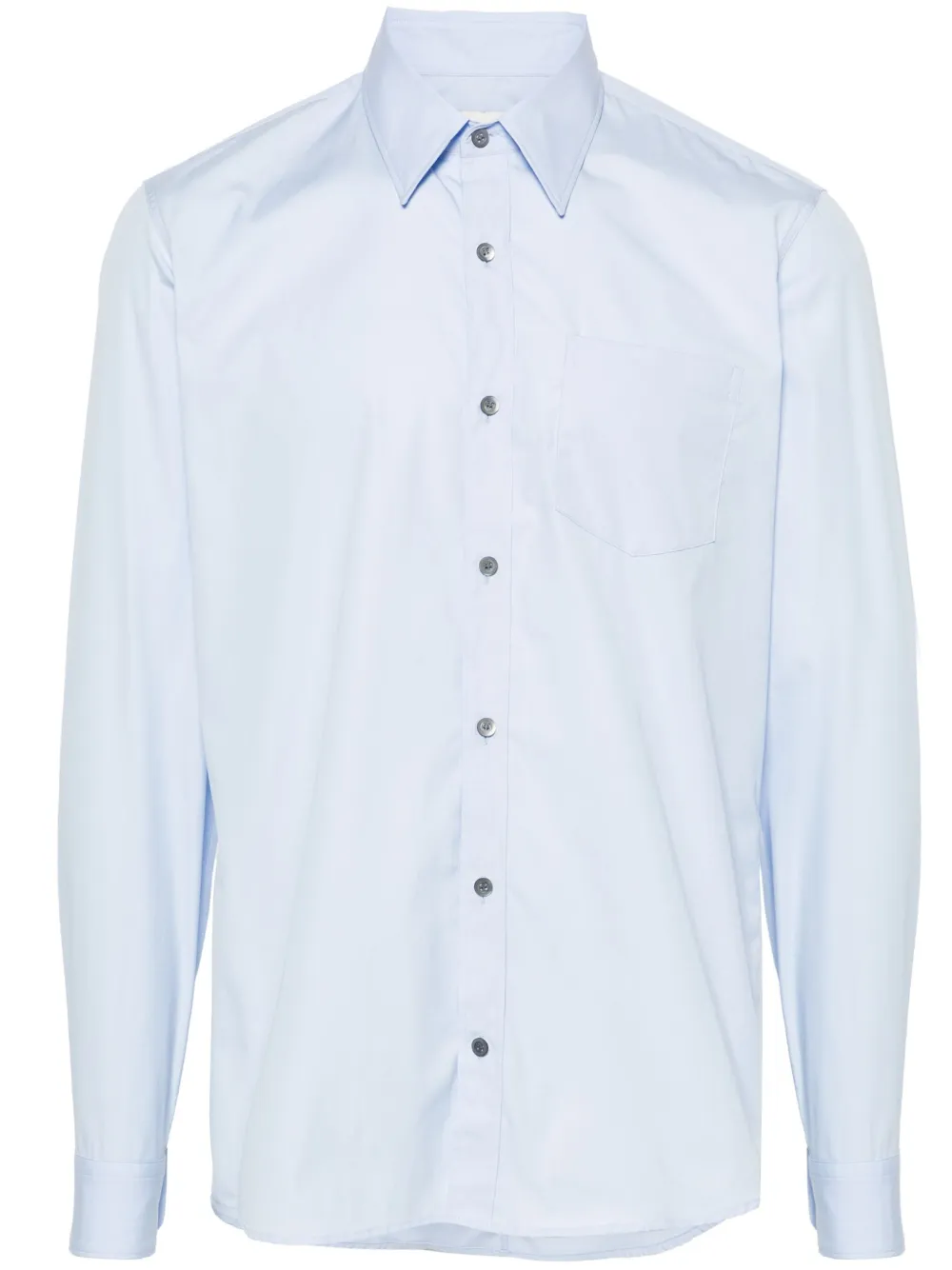 Рубашка с прямым воротником DRIES VAN NOTEN, синий
Рубашка с прямым воротником DRIES VAN NOTEN, синий