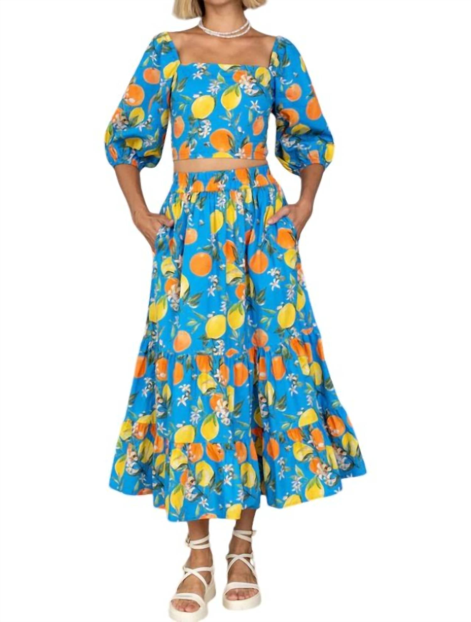 Юбка Surrey в цвете Citron Olivia James the Label
Юбка Surrey в цвете Citron Olivia James the Label