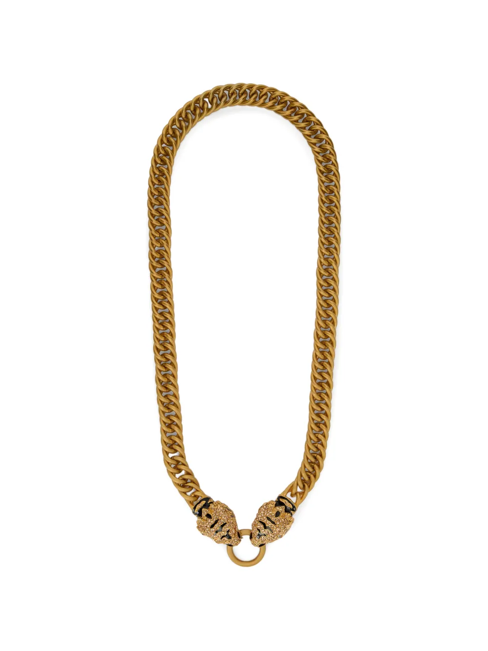 Ожерелье-цепочка с подвеской в виде головы тигра Roar Roberto Cavalli, золотой
Ожерелье-цепочка с подвеской в виде головы тигра Roar Roberto Cavalli, золотой