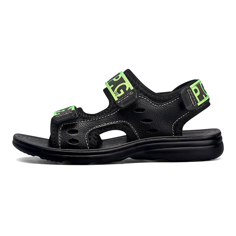 Дышащие быстросохнущие сандалии для детей YUZHAOLIN, черный/зеленый 
Дышащие быстросохнущие сандалии для детей YUZHAOLIN, черный/зеленый