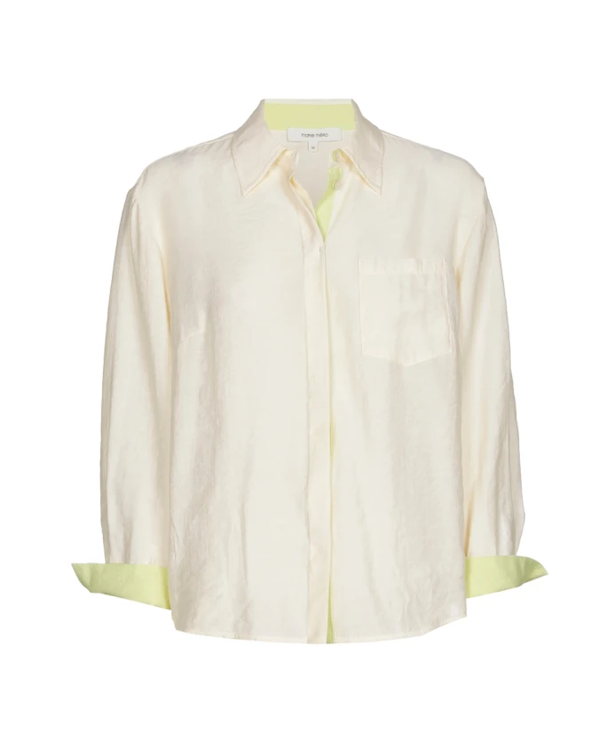 Блузка из модала цвета экрю с застежкой на пуговицы. Marie Mãro, бежевый
Блузка из модала цвета экрю с застежкой на пуговицы. Marie Mãro, бежевый