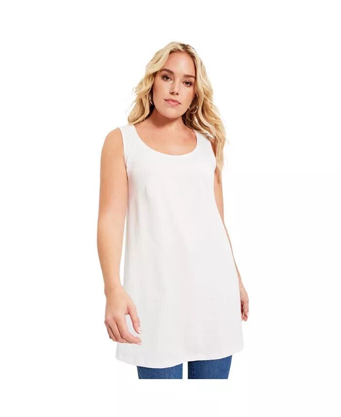 Плюс размер, июнь + одна туника Vie с круглым вырезом + только майка-туника June + Vie, белый
Плюс размер, июнь + одна туника Vie с круглым вырезом + только майка-туника June + Vie, белый