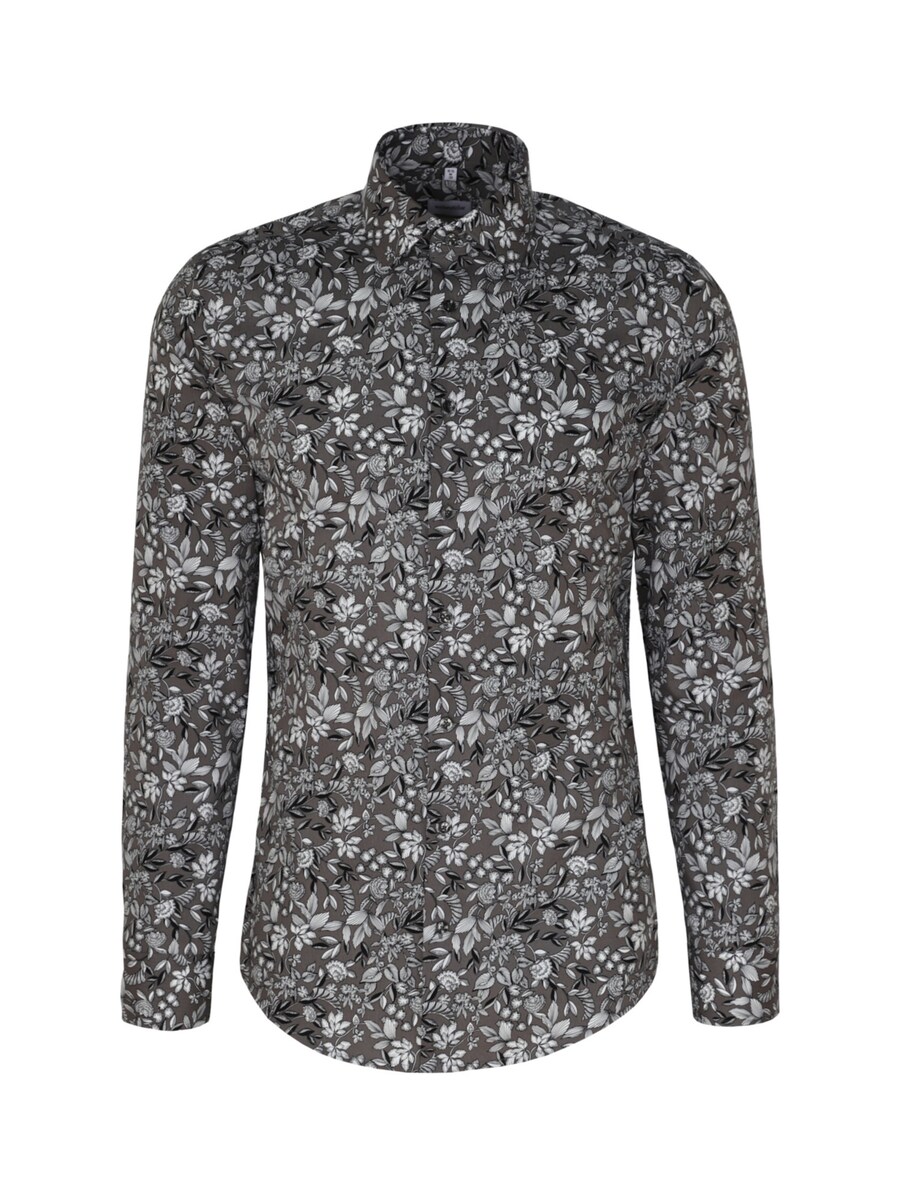 Рубашка Slim Fit на пуговицах SEIDENSTICKER Shaped, цвет Silver grey/Light grey/Dark grey
Рубашка Slim Fit на пуговицах SEIDENSTICKER Shaped, цвет Silver grey/Light grey/Dark grey