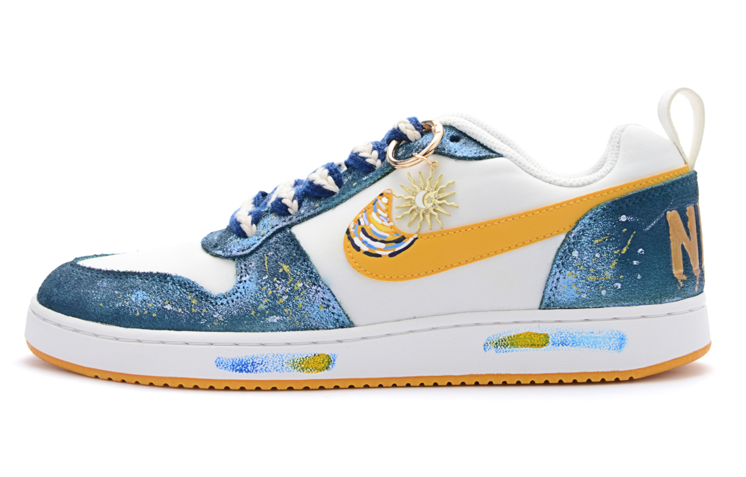 Nike Мужские скейтерские кроссовки Court Borough низкие, устойчивые к истиранию, дышащие, синие и желтые
Nike Мужские скейтерские кроссовки Court Borough низкие, устойчивые к истиранию, дышащие, синие и желтые