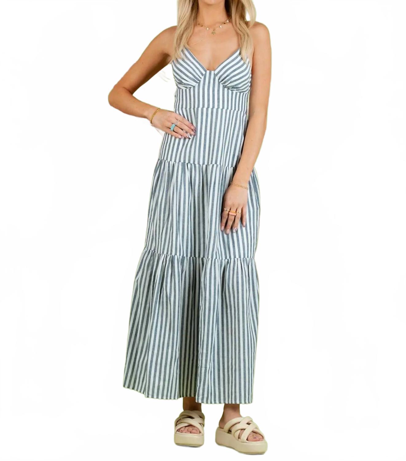 Полосатое платье Lilah темно-синего цвета Lucca, темно-синий
Полосатое платье Lilah темно-синего цвета Lucca, темно-синий