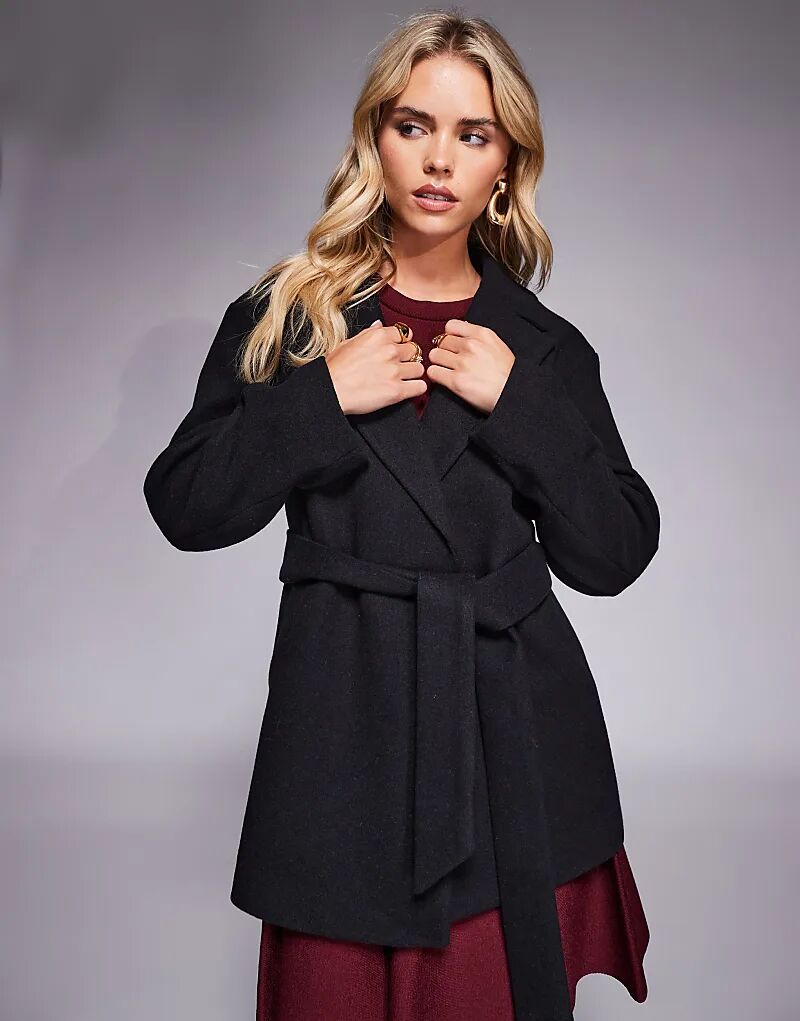 Формальное элегантное пальто-халат Forever New Petite черного цвета
Формальное элегантное пальто-халат Forever New Petite черного цвета