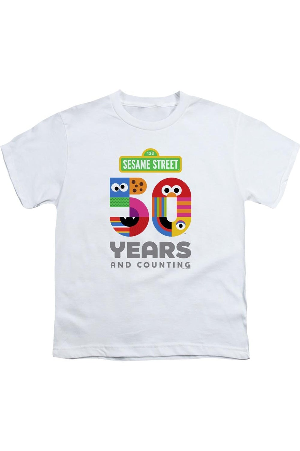 Футболка с коротким рукавом для детей с логотипом 50 лет "Улицы Сезам" Gildan, белый
Футболка с коротким рукавом для детей с логотипом 50 лет "Улицы Сезам" Gildan, белый