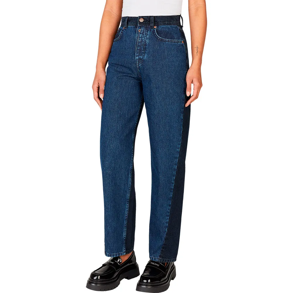 Джинсы Pepe PL204891 Barrel high waist, синий
Джинсы Pepe PL204891 Barrel high waist, синий