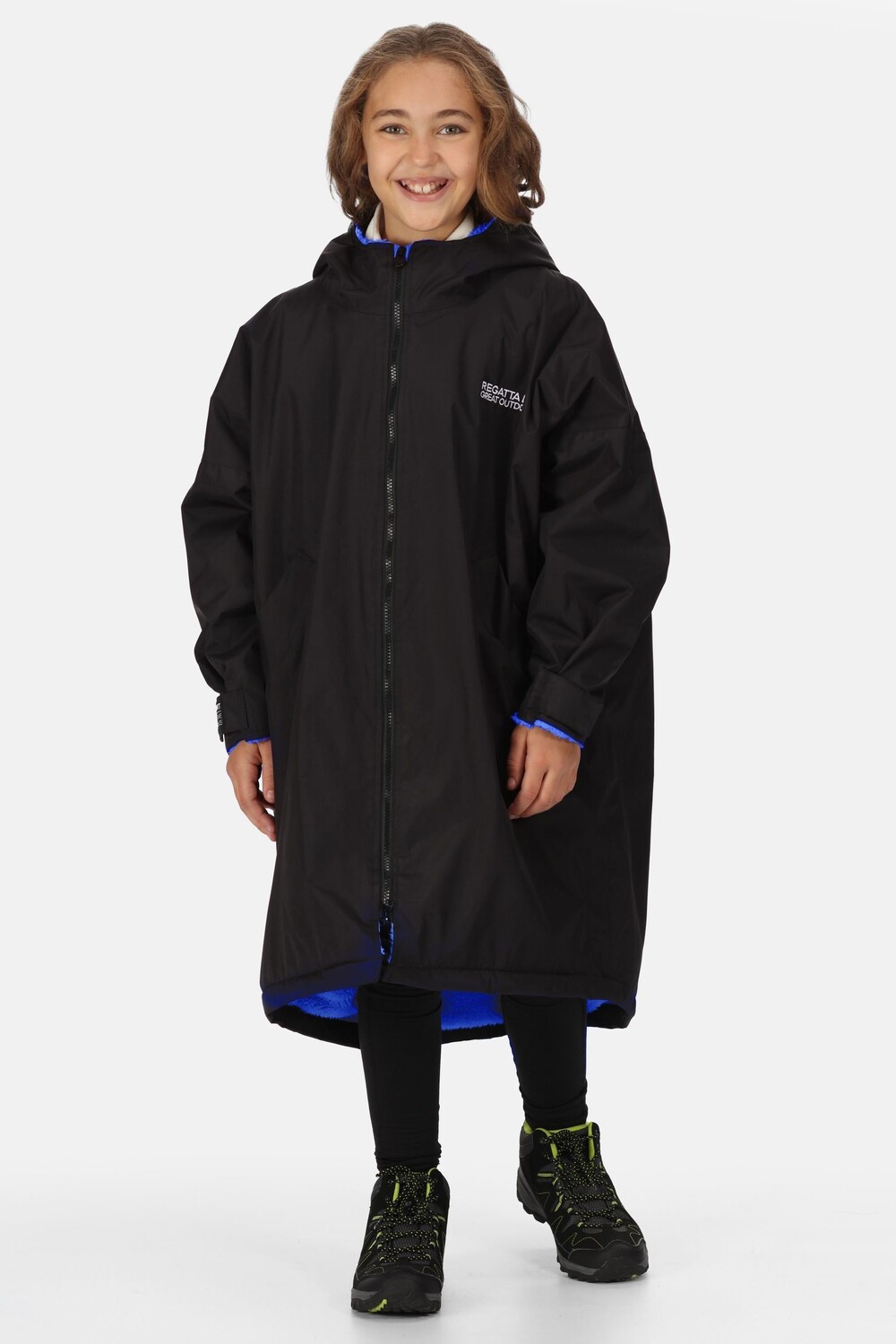 Водонепроницаемый детский халат на флисовой подкладке Regatta, черный
Водонепроницаемый детский халат на флисовой подкладке Regatta, черный