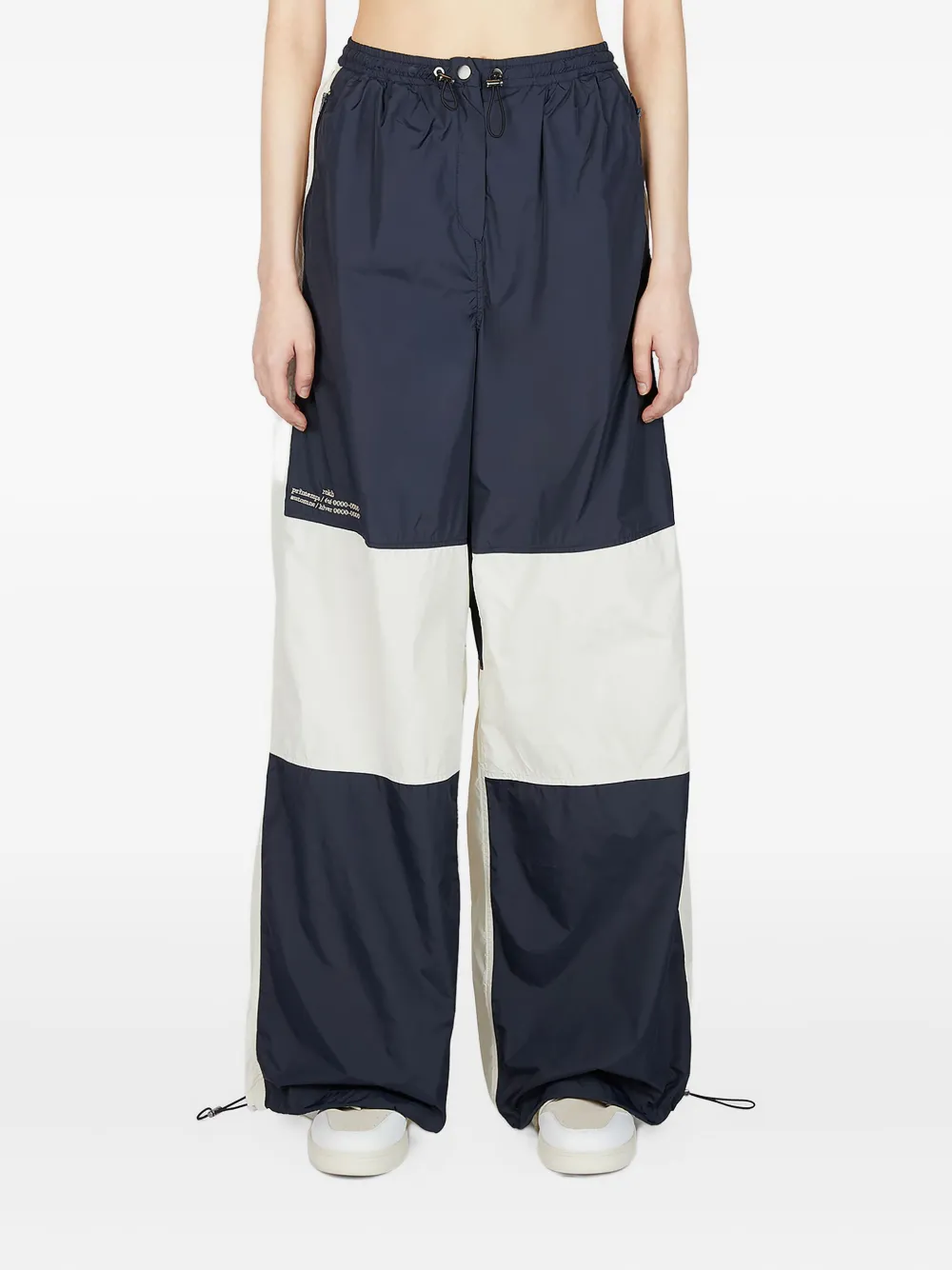 Спортивные брюки в двух тонах Rokh, синий 
Спортивные брюки в двух тонах Rokh, синий