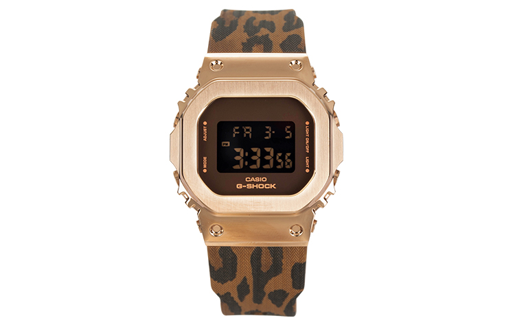 G SHOCK Коллекция Кварцевый механизм Ремешок из смолы Наручные часы Женские часы Кофейный циферблат CASIO