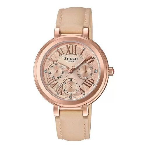 Часы CASIO SHEEN Series Leisure Fashion Rose/Gold Rose Gold Analog, розовый
Часы CASIO SHEEN Series Leisure Fashion Rose/Gold Rose Gold Analog, розовый