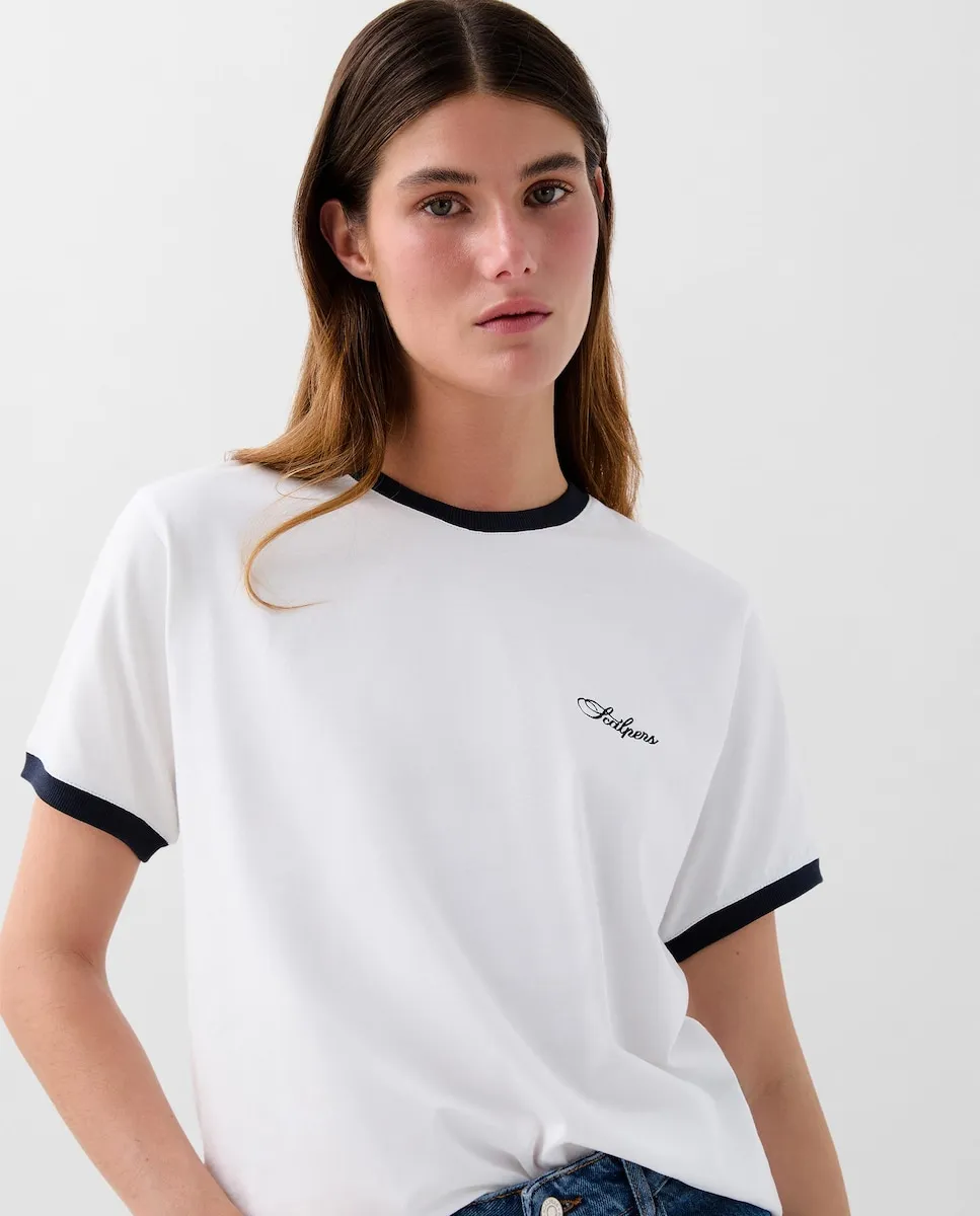 Женская футболка из хлопка с коротким рукавом Scalpers, белый/черный
Женская футболка из хлопка с коротким рукавом Scalpers, белый/черный