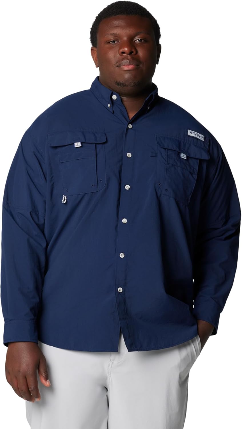 Columbia Мужская рубашка PFG Bahama II с длинным рукавом, Collegiate Navy
Columbia Мужская рубашка PFG Bahama II с длинным рукавом, Collegiate Navy