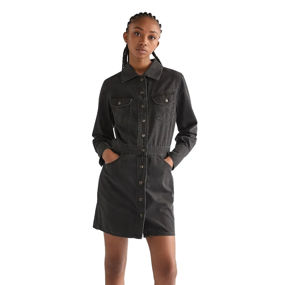 Платье с длинными рукавами Wrangler Trail Trench, стандартного кроя, серый
Платье с длинными рукавами Wrangler Trail Trench, стандартного кроя, серый