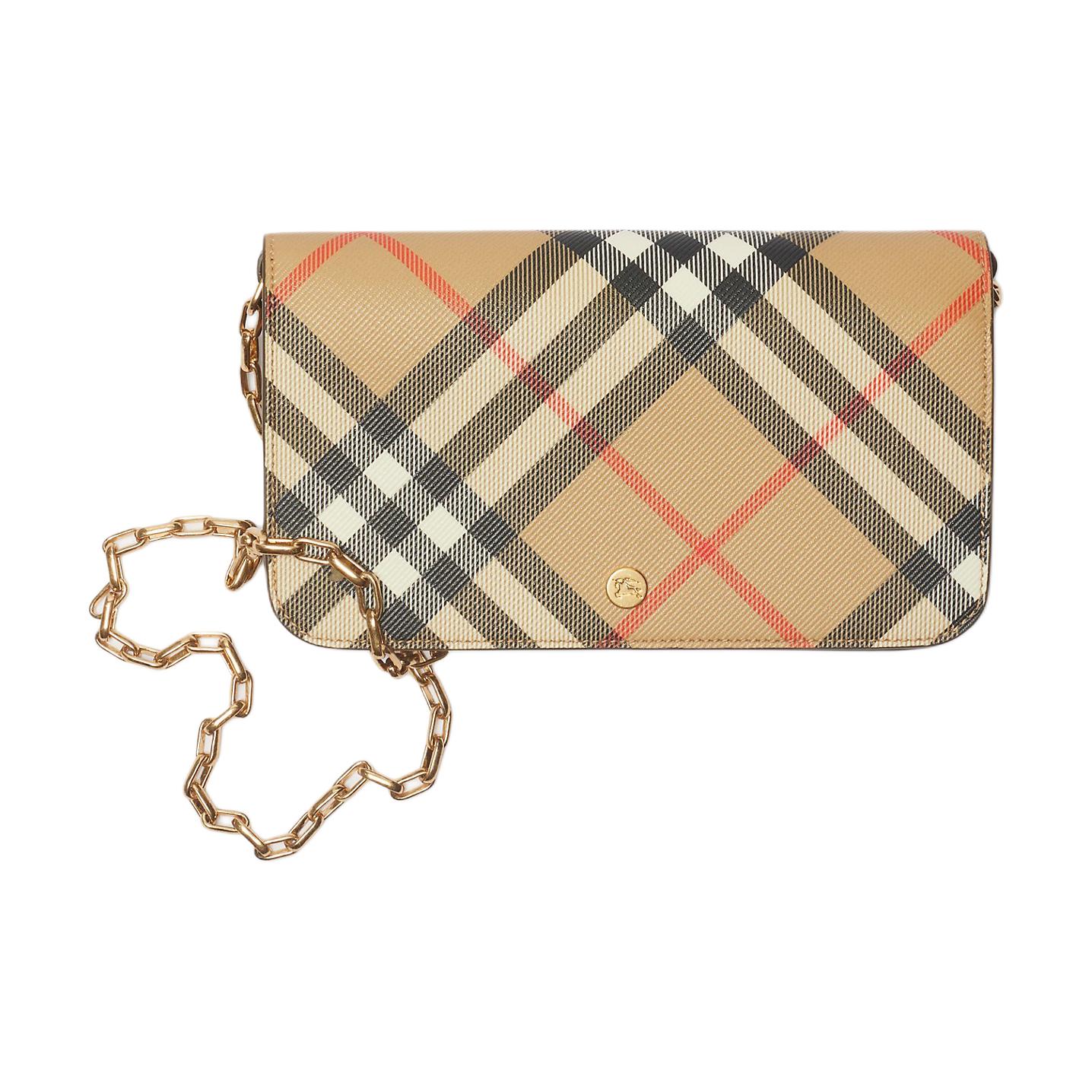 Кошелёк из полиуретана и полиэстера женский песочный Burberry
Кошелёк из полиуретана и полиэстера женский песочный Burberry