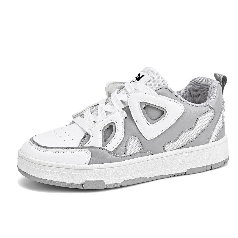 Playboy Мужские лоу-топ скейтборд кроссовки бело-серые, цвет White Gray
Playboy Мужские лоу-топ скейтборд кроссовки бело-серые, цвет White Gray