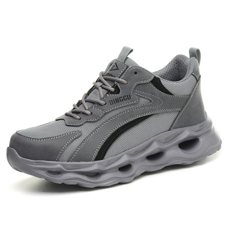 DINGGU Мужские защитные туфли с низким верхом серые, цвет Gray 
DINGGU Мужские защитные туфли с низким верхом серые, цвет Gray