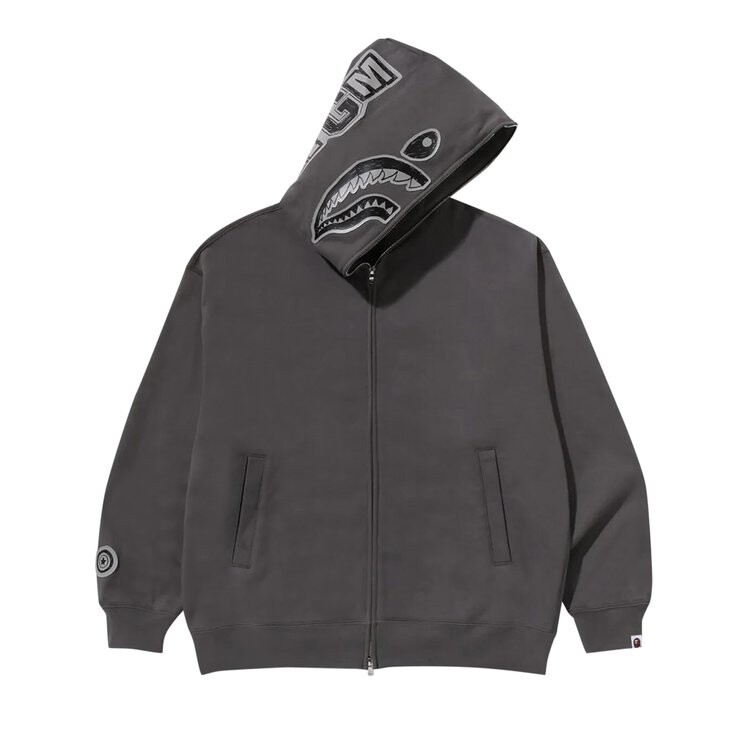 Худи BAPE Hand Drawn Face Relaxed Fit Shark Full Zip Hoodie, серый
Худи BAPE Hand Drawn Face Relaxed Fit Shark Full Zip Hoodie, серый