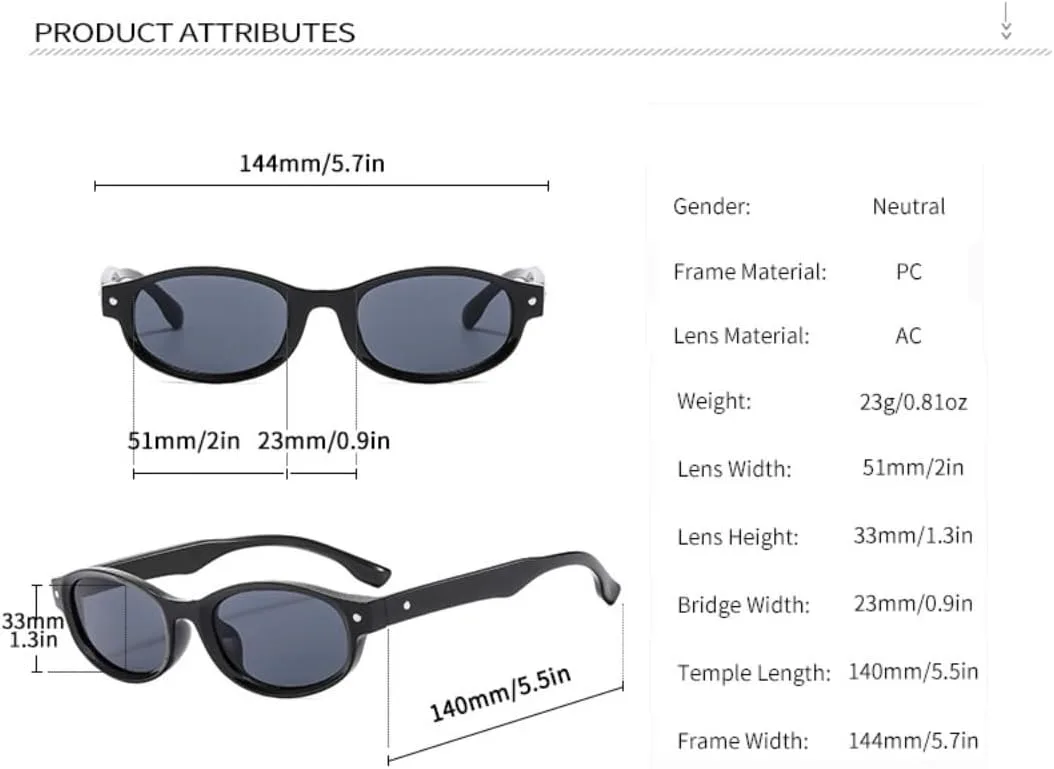 Солнцезащитные очки для мужчин и женщин - защита UV400 - маленькие овальные заклепки, цветные линзы, для занятий спортом на открытом воздухе и вождения DSVIGF, White
Солнцезащитные очки для мужчин и женщин - защита UV400 - маленькие овальные заклепки, цветные линзы, для занятий спортом на открытом воздухе и вождения DSVIGF, White