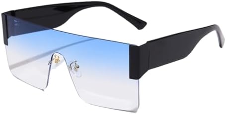 Черные квадратные солнцезащитные очки для женщин в большой сиамской оправе, модные ретро-очки с зеркальными линзами, винтажные женские солнцезащитные очки без оправы MTZJH, Blue
Черные квадратные солнцезащитные очки для женщин в большой сиамской оправе, модные ретро-очки с зеркальными линзами, винтажные женские солнцезащитные очки без оправы MTZJH, Blue