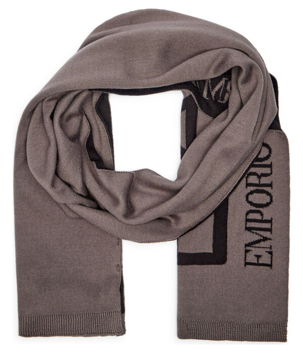 Шарф мужской Ea7 с логотипом бренда, серый
Шарф мужской Ea7 с логотипом бренда, серый